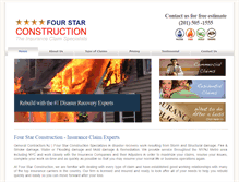 Tablet Screenshot of 4stargeneralcontractors.com